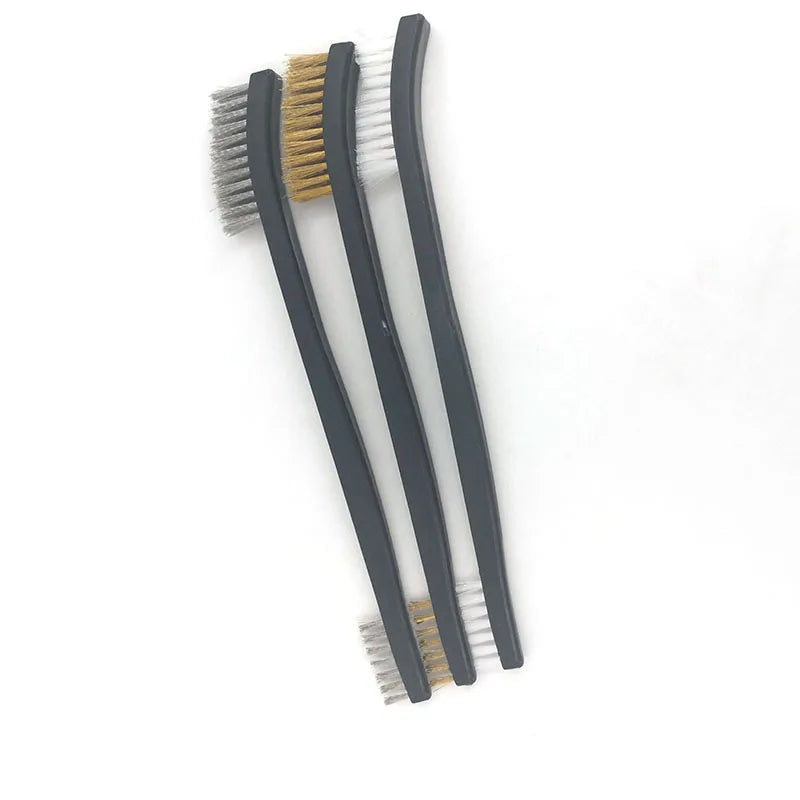 Multipurpose Car Detailing Wire Brushes and 4 Nylon Picks